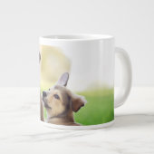 Twee Duitse Puppies Grote Koffiekop (Voorkant rechts)