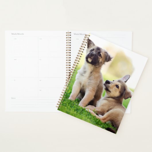 Twee Duitse Puppies Planner (Display)