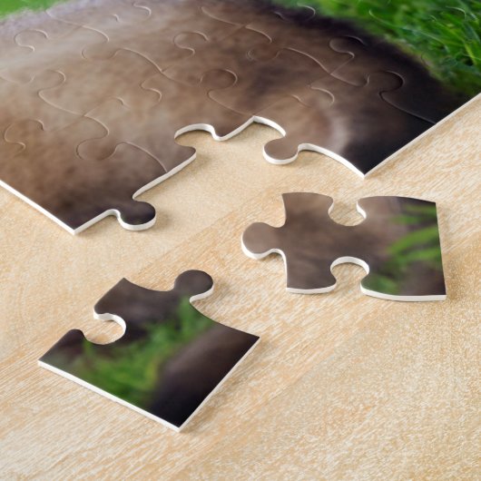 Twee Duitse Puppies van Shepherd Legpuzzel (Zijkant)