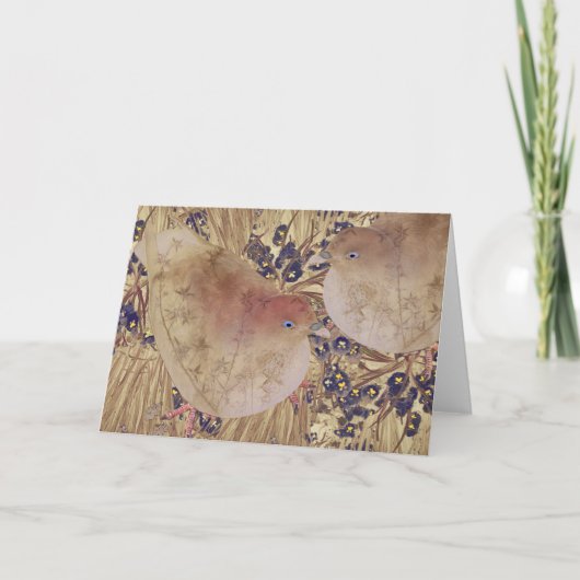 Twee Duiven Kaart (Voorkant)