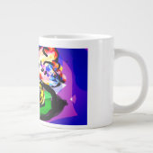 Twee duiven lente grote koffiekop (Rechts)