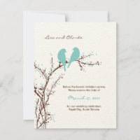 Twee Duiven {mod} Save the Date Aankondigingen