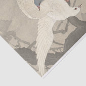 Twee duiven op een filiaal van Ohara Koson Tissuepapier (Detail)