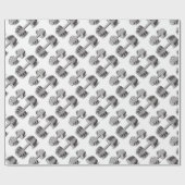 Twee Dumbbells Cadeaupapier (Vlak)