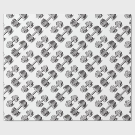 Twee Dumbbells Cadeaupapier (Vlak)