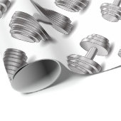 Twee Dumbbells Cadeaupapier (Rol Hoek)