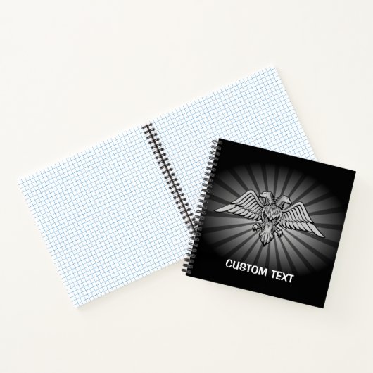 Twee Eagle met kop Notitieboek (Binnen)