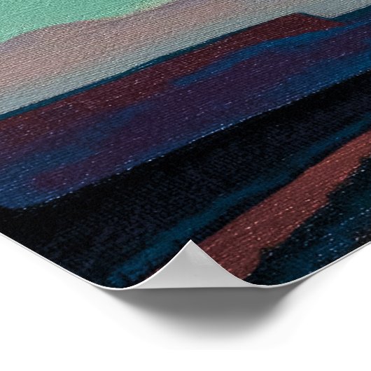 Twee Eagles, 1933 door Maynard Dixon Poster (Hoek)