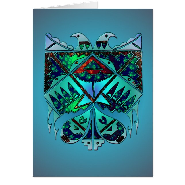 Twee Eagles Blank Card (Voorkant)