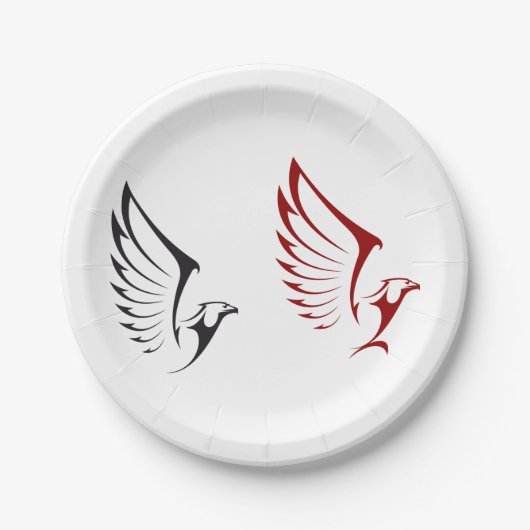 Twee Eagles Papieren Bordje (Voorkant)