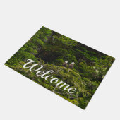 Twee Eagles Perched Painterly Welkome Doormat Deurmat (Schuin)
