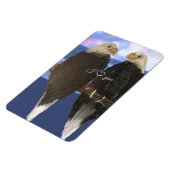 Twee Eagles &Personalized de Sjabloon van de Tekst Magneet (Linkerzijde)