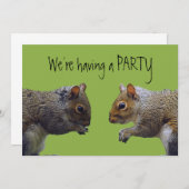 Twee eekhoorns kaart (Voorkant / Achterkant)