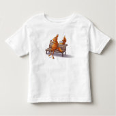 Twee eekhoorns kinder shirts (Voorkant)