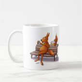 Twee eekhoorns koffiemok (Links)