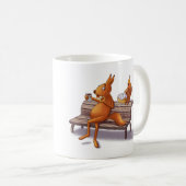 Twee eekhoorns koffiemok (Voorkant rechts)