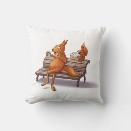 Twee eekhoorns kussen