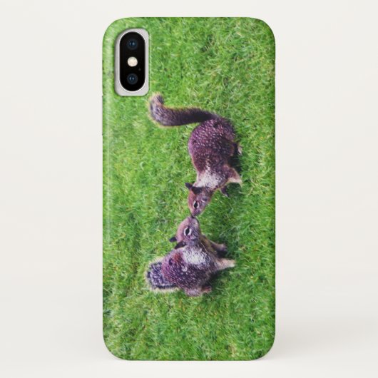 Twee eekhoorns zoenen Case-Mate iPhone case (Achterkant)