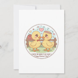 twee eenden en liefde, jij bent de kwak van mijn h feestdagenkaart