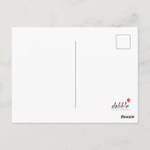 Twee egel onder de mistletoe briefkaart (Achterkant)