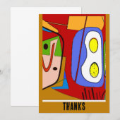 Twee eieren omhoog Abstract (Voorkant / Achterkant)