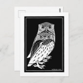 Twee Eigenaars (1921) van Julie de Graag  Woodcut Briefkaart (Voorkant / Achterkant)