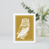 Twee Eigenaars (1921) van Julie de Graag Woodcut Briefkaart (Staand voorkant)