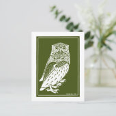 Twee Eigenaars (1921) van Julie de Graag  Woodcut Briefkaart (Staand voorkant)