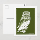 Twee Eigenaars (1921) van Julie de Graag  Woodcut Briefkaart (Voorkant / Achterkant)