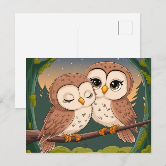 Twee Eigenaars Briefkaart (Voorkant / Achterkant)