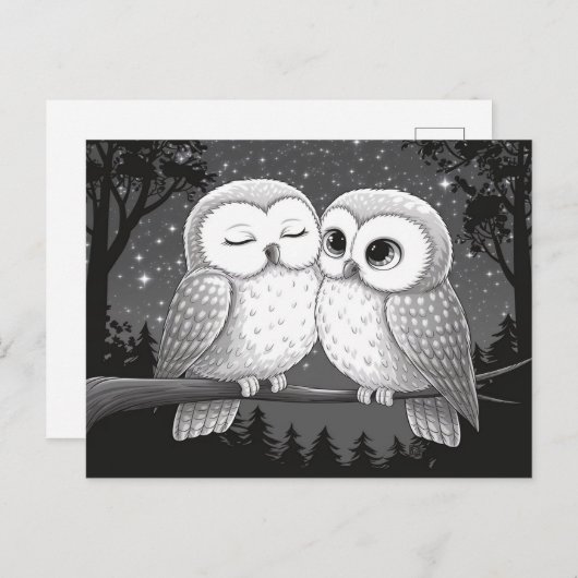 Twee Eigenaars Briefkaart (Voorkant / Achterkant)