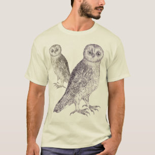 Twee Eigenaars - Hoot of Barred Owl, of Short-Eare T-shirt