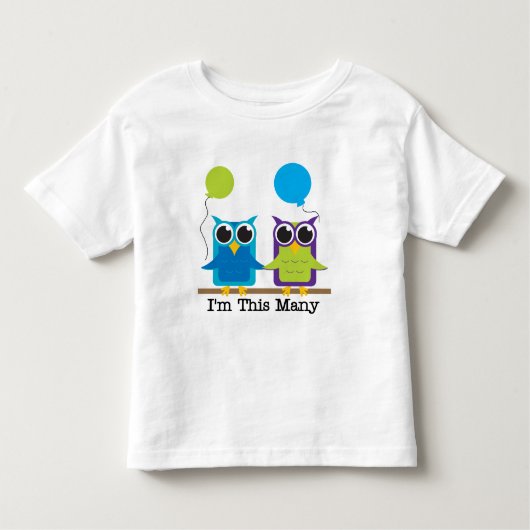 Twee Eigenaars... ik ben zo veel verjaardagsoverhe Kinder Shirts (Voorkant)