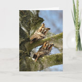 Twee Eigenaars in Bossen, vogels, wilde dieren Acr Kaart (Voorkant)