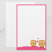 Twee Eigenaars in Liefde Briefpapier (Voorkant / Achterkant)