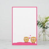 Twee Eigenaars in Liefde Briefpapier (Staand voorkant)