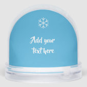 Twee Eigenaars Sneeuwbol (Achterkant)