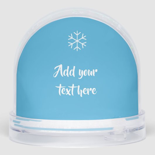 Twee Eigenaars Sneeuwbol (Achterkant)