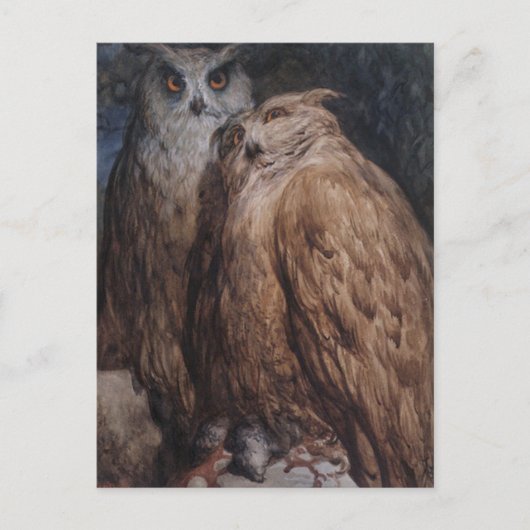 Twee Eigenaars van Gustave Dore Briefkaart (Voorkant)