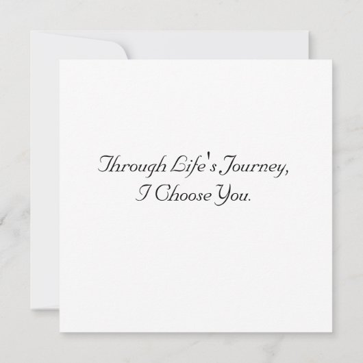 Twee Elegante Lovebirds Bloemen (Achterkant)