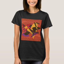 Twee elegante zwarte vrouwen t-shirt