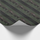 Twee Elk Bulls ingesloten in strijd Cadeaupapier (Hoek)