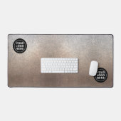 Twee emblemen Professionele Faux Lederen Computer Bureaumat (Keyboard & Muis)