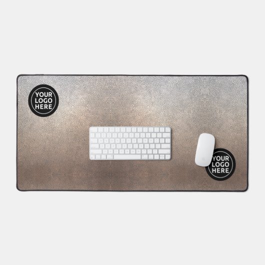 Twee emblemen Professionele Faux Lederen Computer Bureaumat (Keyboard & Muis)