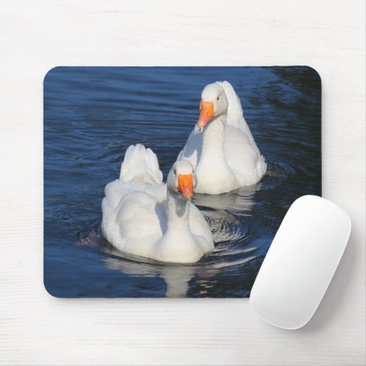 Twee Emden Geese II Muismat (Met muis)