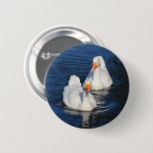 Twee Emden Geese II Ronde Button 5,7 Cm (Voorkant /achterkant)