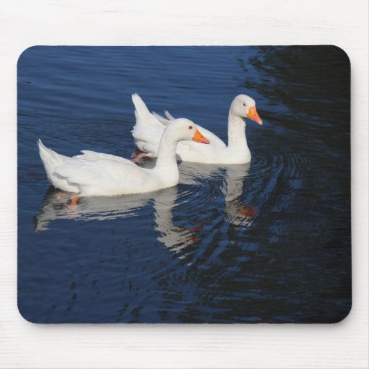 Twee Emden Geese Muismat (Voorkant)