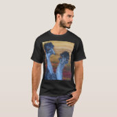 Twee Emus Black T-Shirt (Voorkant volledig)