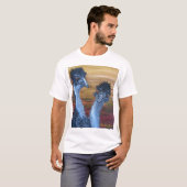 Twee Emus T-shirt (Voorkant volledig)