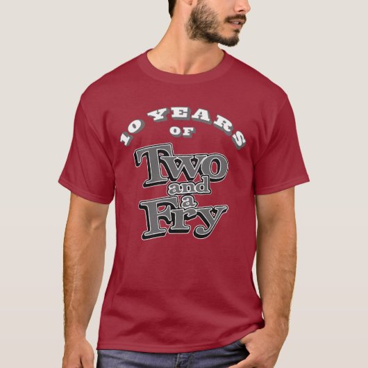 Twee en een Fry 10 Jaar 2 T-shirt (Voorkant)